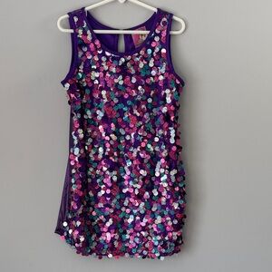 Disney Hannah Montana Purple Sequin Dress